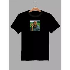Футболка Тони Сопрано, размер 4XS, черный ZA Print