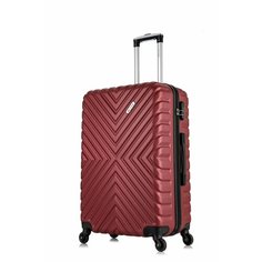 Чемодан Lcase New Delhi, 80 л, размер L, винный