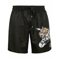 Шорты для плавания PHILIPP PLEIN Tattoo, размер XL, черный