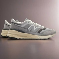 Кроссовки New Balance, полнота D, размер 9,5 US, серый