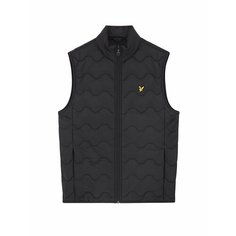 Жилет Lyle & Scott Crest Quilted Gilet, размер S, черный