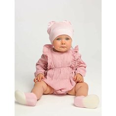 Шапка Luchikkids Luchik kids для взрослых и детей, размер 36-40, розовая