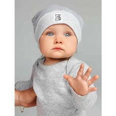 Шапка Luchikkids для взрослых и детей, размер 48-52, серая
