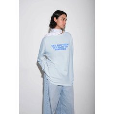 Лонгслив BYGG, размер base, , голубой