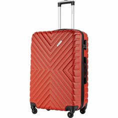 Чемодан Lcase New Delhi, 80 л, размер L, красный