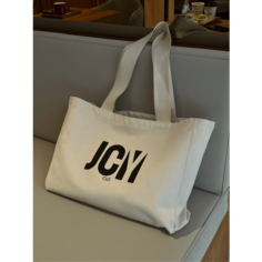 Сумка шоппер Juicy clo, фактура зернистая, ivory