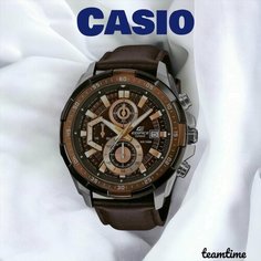 Наручные часы CASIO, коричневый, бордовый