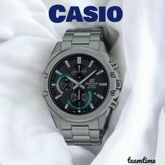 Наручные часы CASIO, серебряный, черный