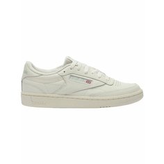 Кеды Reebok Club Classic 85, полнота F, размер 8 US, белый-зеленый