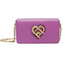 Сумка кросс-боди FURLA, фактура гладкая, розовый
