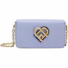 Сумка кросс-боди FURLA, фактура гладкая, светло-лиловый