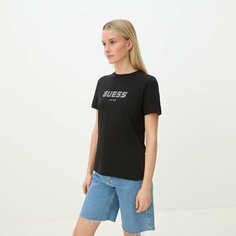Футболка GUESS, размер 2XS, черный