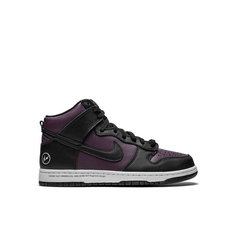 Кроссовки NIKE x Fragment Dunk High, размер 11 US, черный
