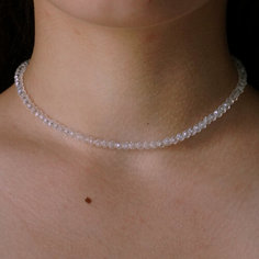 Чокер cosha_brand, стекло, длина 33 см, бесцветный