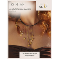 Колье Soti, шпинель, длина 20 см, золотой