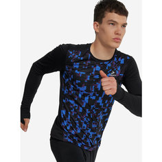 Лонгслив Demix, размер 46, , черный/синий