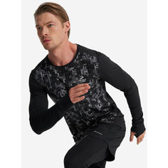 Лонгслив Demix, размер 50, , черный/серый