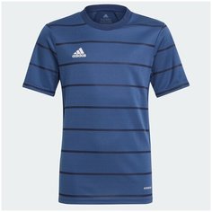 Майка adidas, размер 164, синий