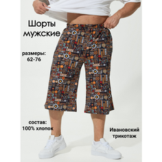 Бермуды ZOYA, размер 74, красный, коричневый, черный
