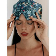 Маска для сна Mollen, 1 шт., бирюзовый