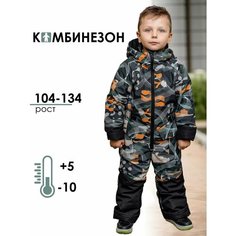 Комбинезон Batik размер 134, , черный, зеленый Батик