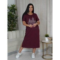Платье LOVETEX.STORE Одежда для женщин, размер 58, бордо