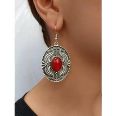 Серьги, серебристый Этно Арт