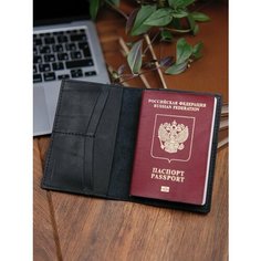Обложка для паспорта SILVER BREAM, черный