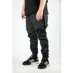 Брюки BLK CROWN, размер S, черный/черный