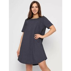 Сорочка Fashion Margo, размер 46, синий/белый/черный