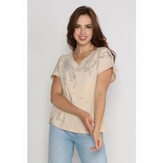 Футболка Fashion Margo, размер 46, кремовый