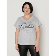 Футболка Fashion Margo, размер 44, серый меланж