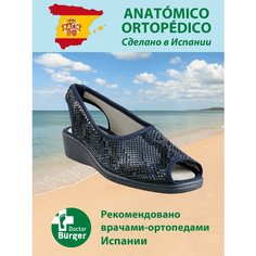 Босоножки Doctor Burger, размер 40, синий