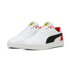 Кеды PUMA Ferrari Caven 2.0, размер 8,5 UK, белый/красный/черный