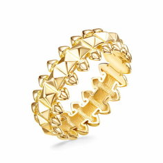 Кольцо Diamant online, желтое золото, 585 проба, размер 17