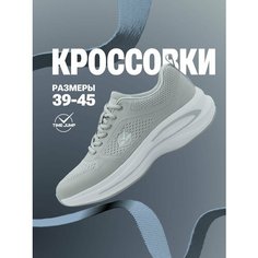 Кроссовки TimeJump Осень-зима 2024, полнота G, размер 43, светло-серый