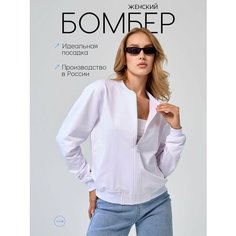 Бомбер Фулпринт, размер L, белый