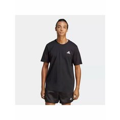 Футболка adidas Essentials Single Jersey Embroidered Small Logo Tee, 1 шт., размер M, чёрный