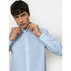 Рубашка JUST CLOTHES, размер 52, голубой