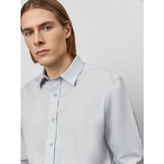 Рубашка JUST CLOTHES, размер 54, серый