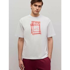 Футболка JUST CLOTHES, 1 шт., размер 48, белый