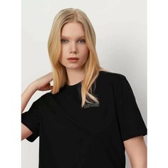 Футболка JUST CLOTHES, 1 шт., размер S, черный