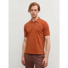 Поло JUST CLOTHES, 1 шт., размер S, терракотовый