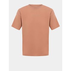 Футболка JUST CLOTHES, 1 шт., размер M, коричневый