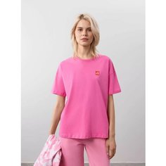 Футболка JUST CLOTHES, 1 шт., размер S, фуксия