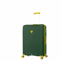 Чемодан Lcase Seoul, 127 л, размер L, зеленый