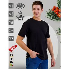 Футболка faiz _, размер 48(M), черная ФАЙЗ