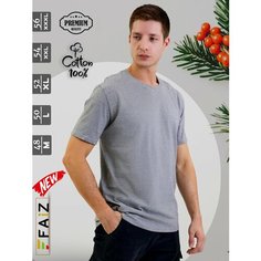 Футболка faiz _, размер 56(3XL), серый ФАЙЗ
