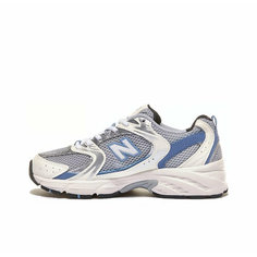 Кроссовки New Balance 530, полнота D, размер 260 mm | EU 41,5 | RU 40,5, бело-синий