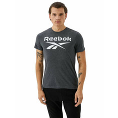 Футболка спортивная Reebok, 1 шт., размер S, серый